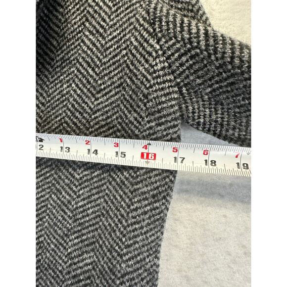 Cocogio Women Herringbone Jacket Blazer Made in Italy Wool Spandex Small - Picture 5 of 8